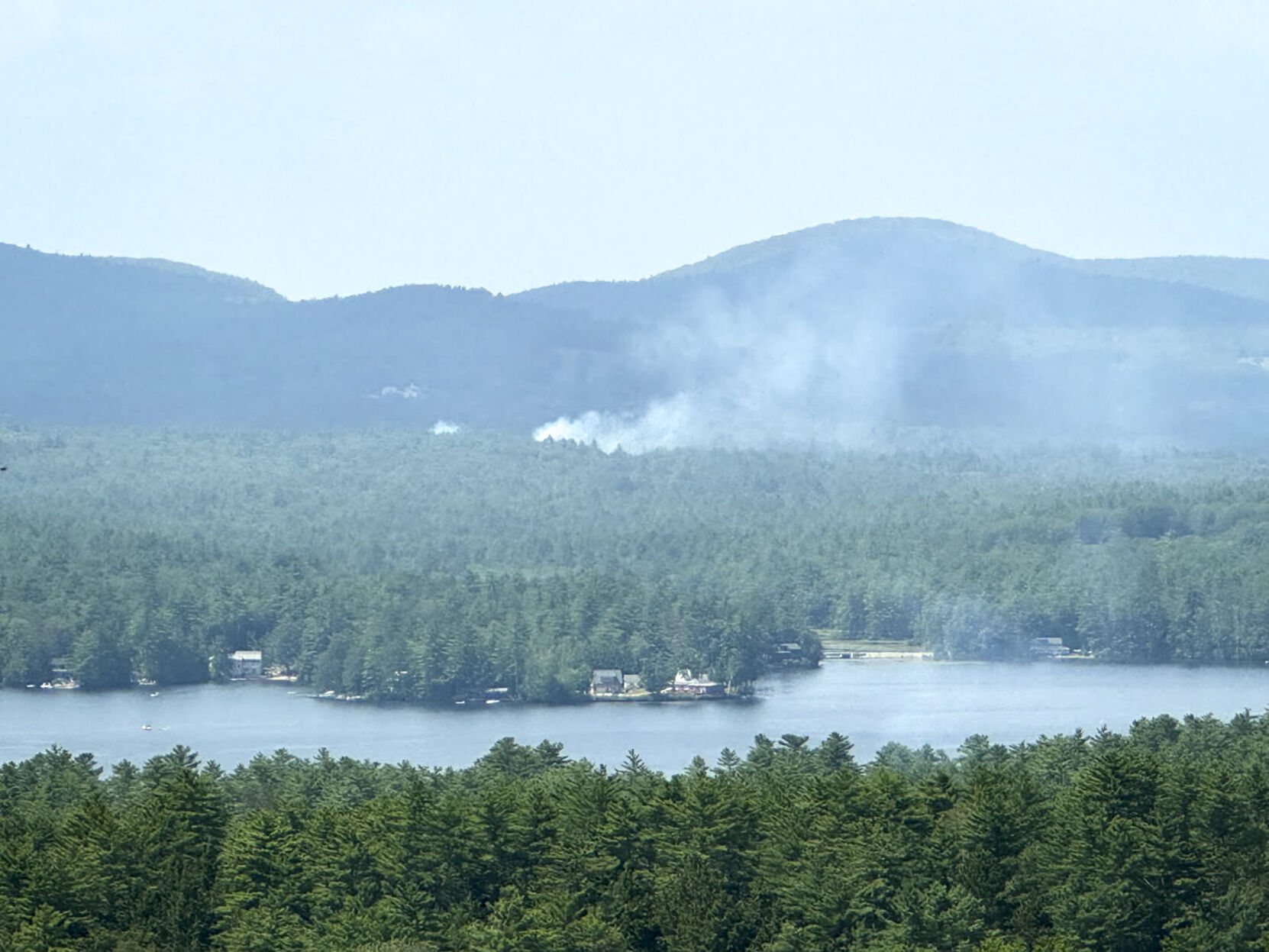 Brush fire in Gilmanton forest claims 2 acres, no injuries